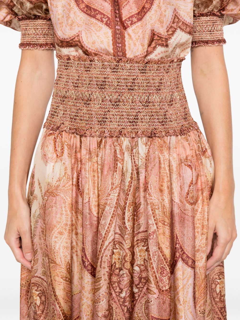 Zimmermann Wanderlust silk maxi skirt