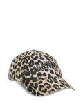 Ganni Leopard Canvas Cap