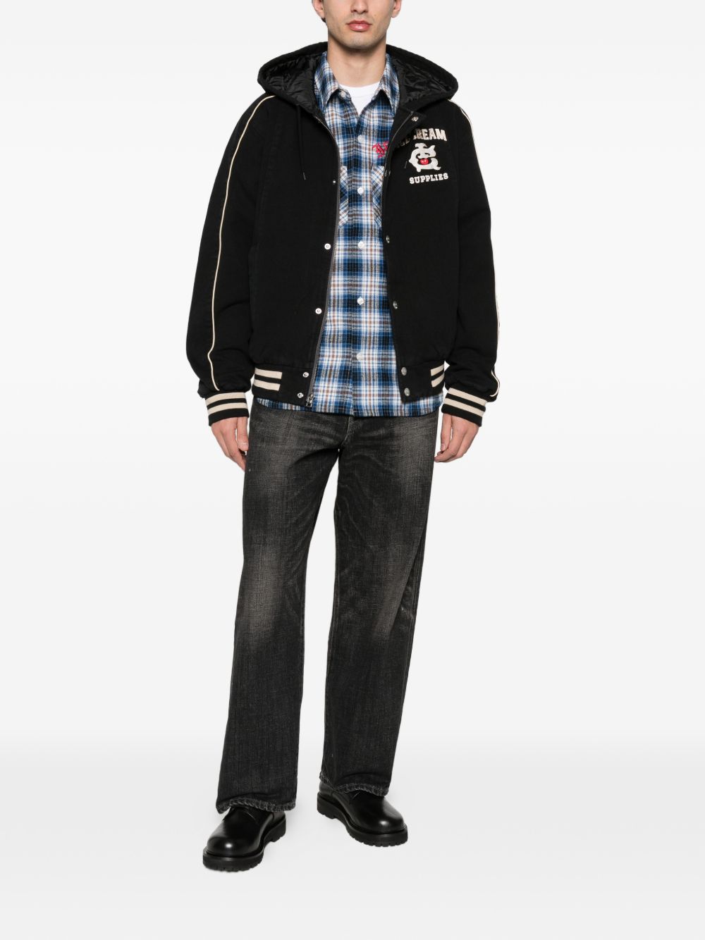 Icecream Checked cotton shirt