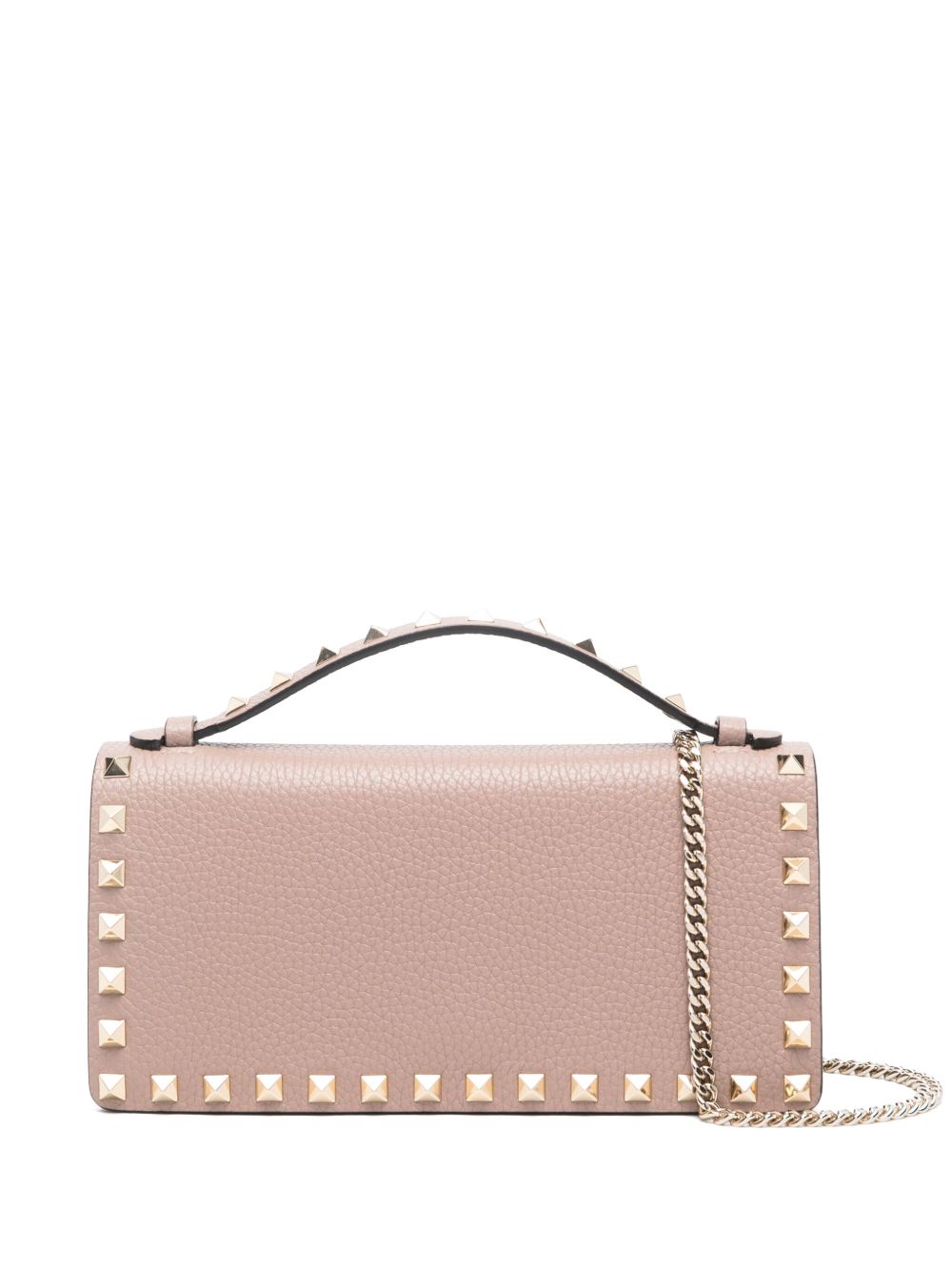 Valentino Garavani Rockstud leather wallet on chain