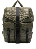 Ganni Quilted Flap-Pocket Backpack