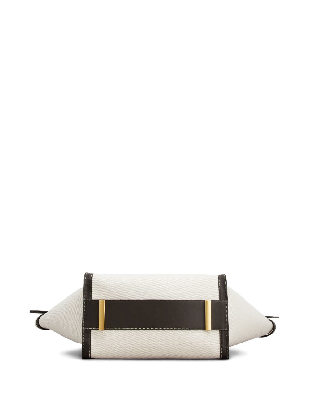 Tod'S Shopping Bag In Canvas And Leather Medium