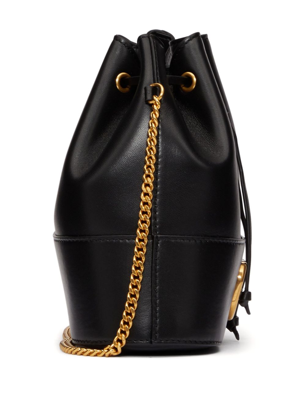 Valentino Garavani Mini Bucket Bag In Nappa With Vlogo Signature Chain
