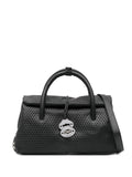 Zanellato Postina® Small Leather Bag Venissa Black Black