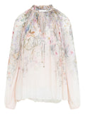 Zimmermann Rebellion printed blouse