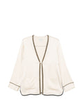 Forte Forte V-neck long sleeves Kimono jacket
