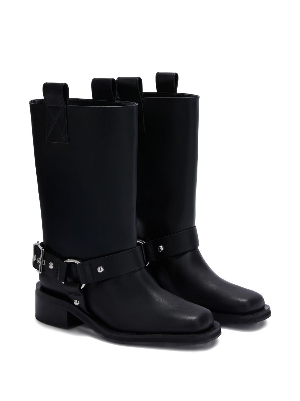 Ganni Mid Shaft Biker Boot