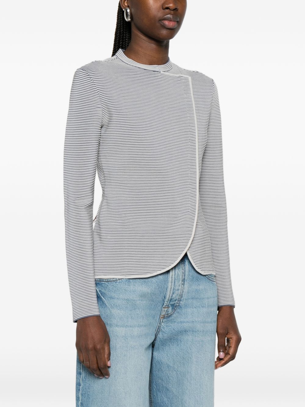 Emporio Armani Striped blazer jacket