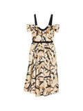 Elisabetta Franchi Printed cotton midi dress
