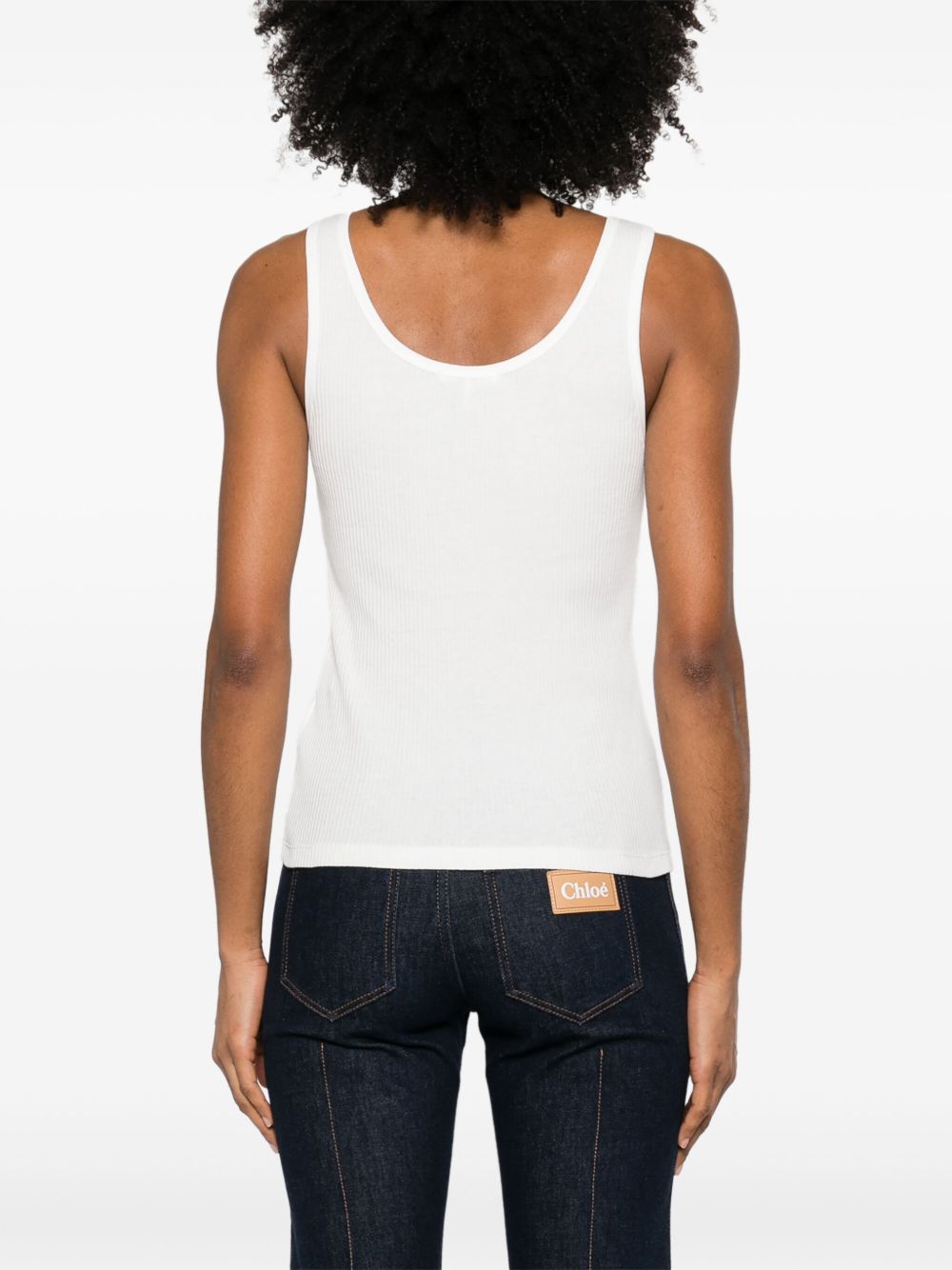 Chloé ChloÃ© Logo cotton top