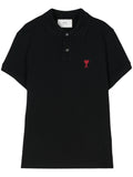 Ami Paris Ami De Coeur cotton polo shirt