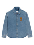 Ami Paris Ami De Coeur denim shirt
