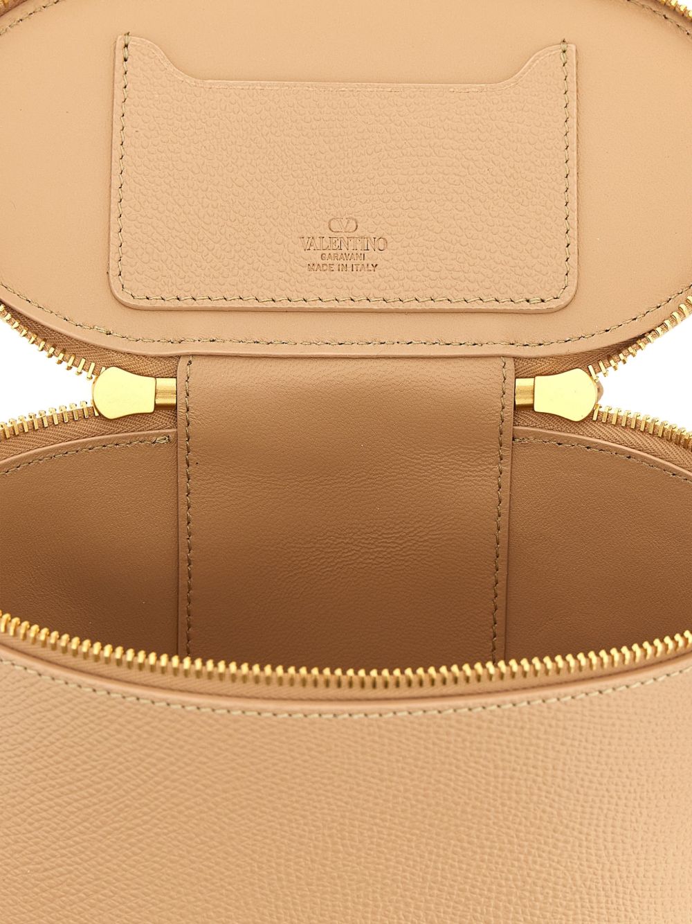 Valentino Garavani Vlogo Signature Mini Vanity Bag In Grainy Calfskin