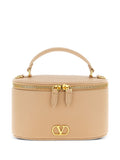 Valentino Garavani Vlogo Signature Mini Vanity Bag In Grainy Calfskin