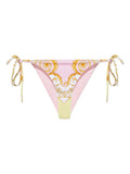 Versace Barocco print bikini bottom
