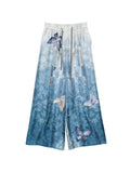 Pierre Louis Mascia Printed silk trousers