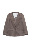 Alysi Single-breasted blazer jacket