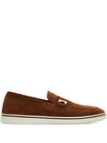 Ferragamo Boat shoe loafer with Gancini ornament