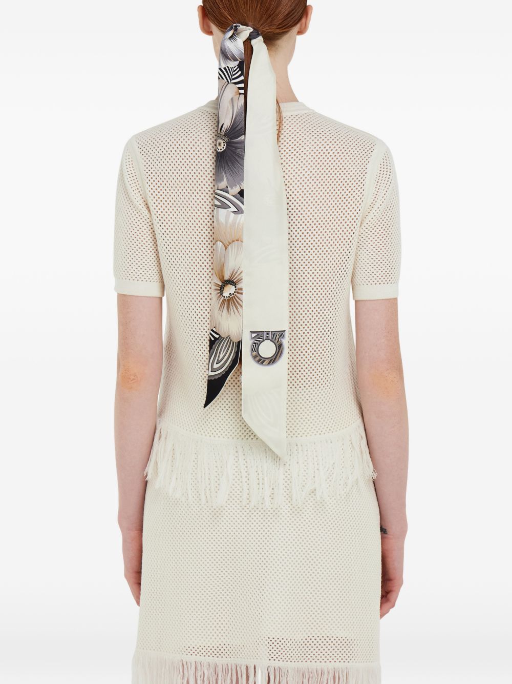 Ferragamo Scarfs Ivory