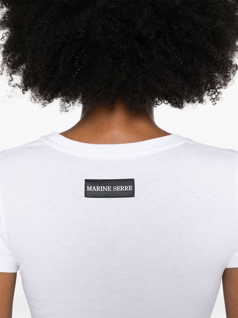 Marine Serre Moon cotton t-shirt