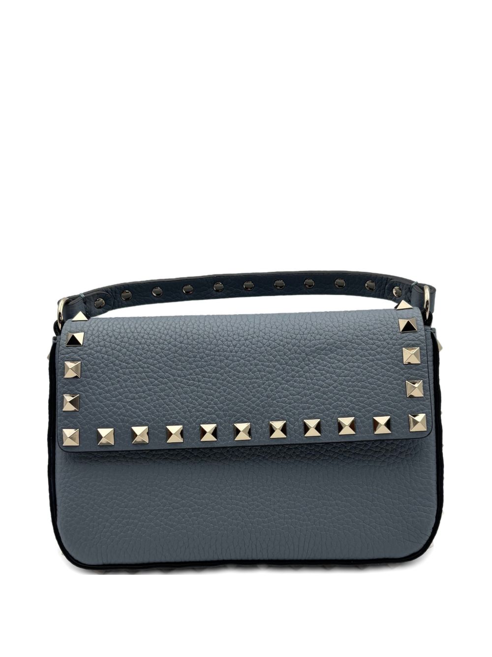 Valentino Garavani Rockstud Grainy Calfskin Pouch
