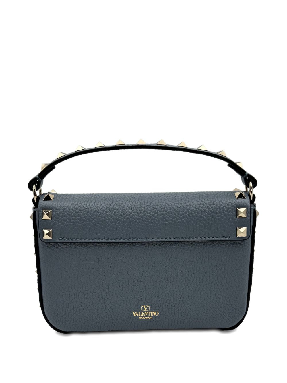 Valentino Garavani Rockstud Grainy Calfskin Pouch