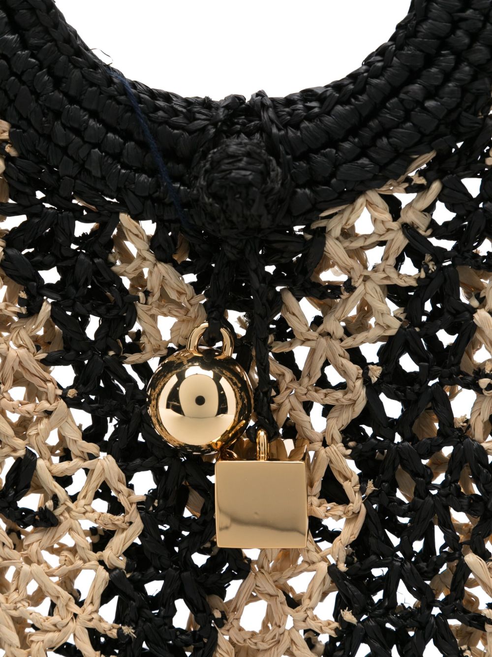 Jacquemus Spiaggia small rafia handbag