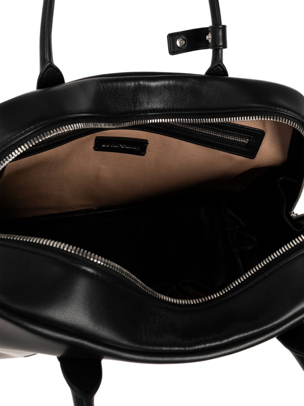 Emporio Armani Eagle Club Capsule Collection Soft Leather Shoulder Bag