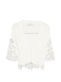 Ermanno Scervino Embroidered cotton cardigan