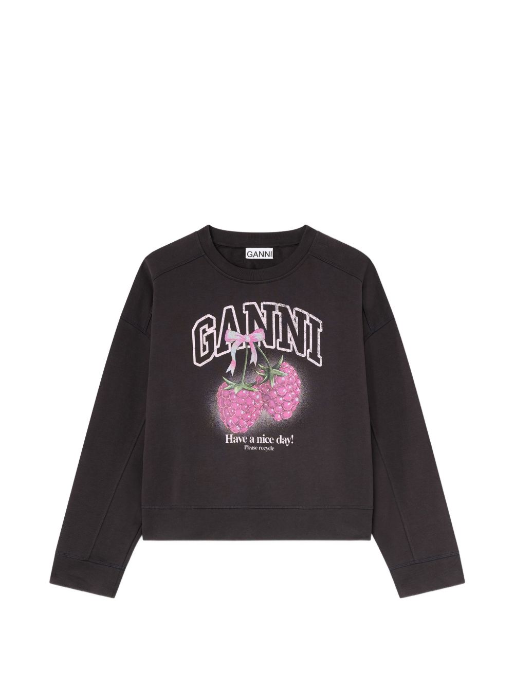GANNI Sweaters BLACK
