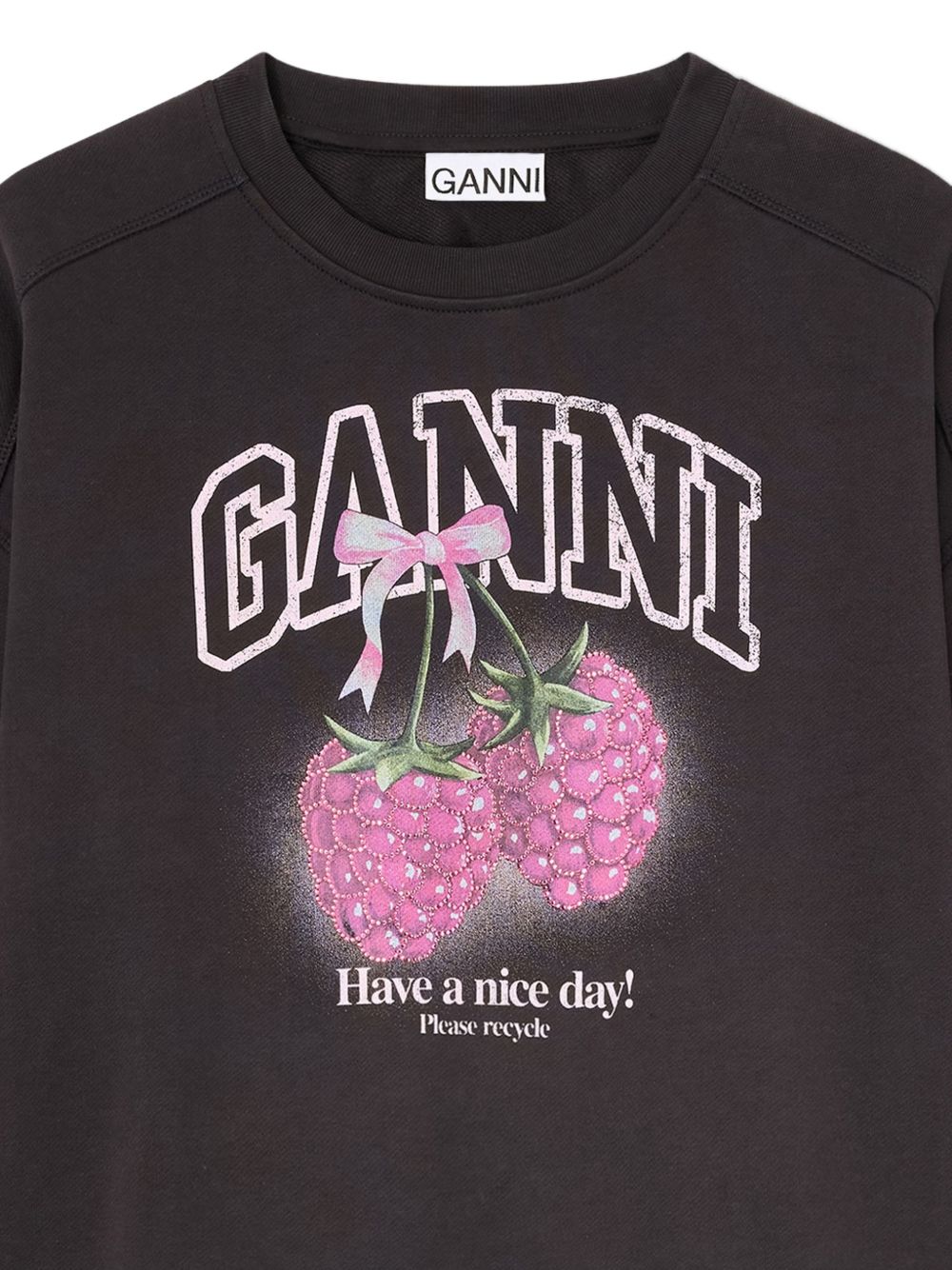 GANNI Sweaters BLACK
