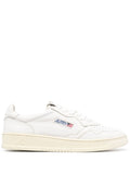 Autry MEDALIST LOW SNEAKERS IN WHITE LEATHER
