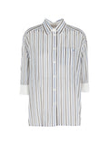 Semicouture Gracia striped cotton shirt