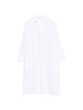 Archivio '67 V-neck side slits Linen chemisier dress