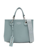 Emporio Armani Small Myea Shopper Bag With Deer Print
