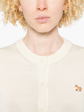 Maison Kitsuné Maison KitsunÃ© Baby Fox wool cardigan