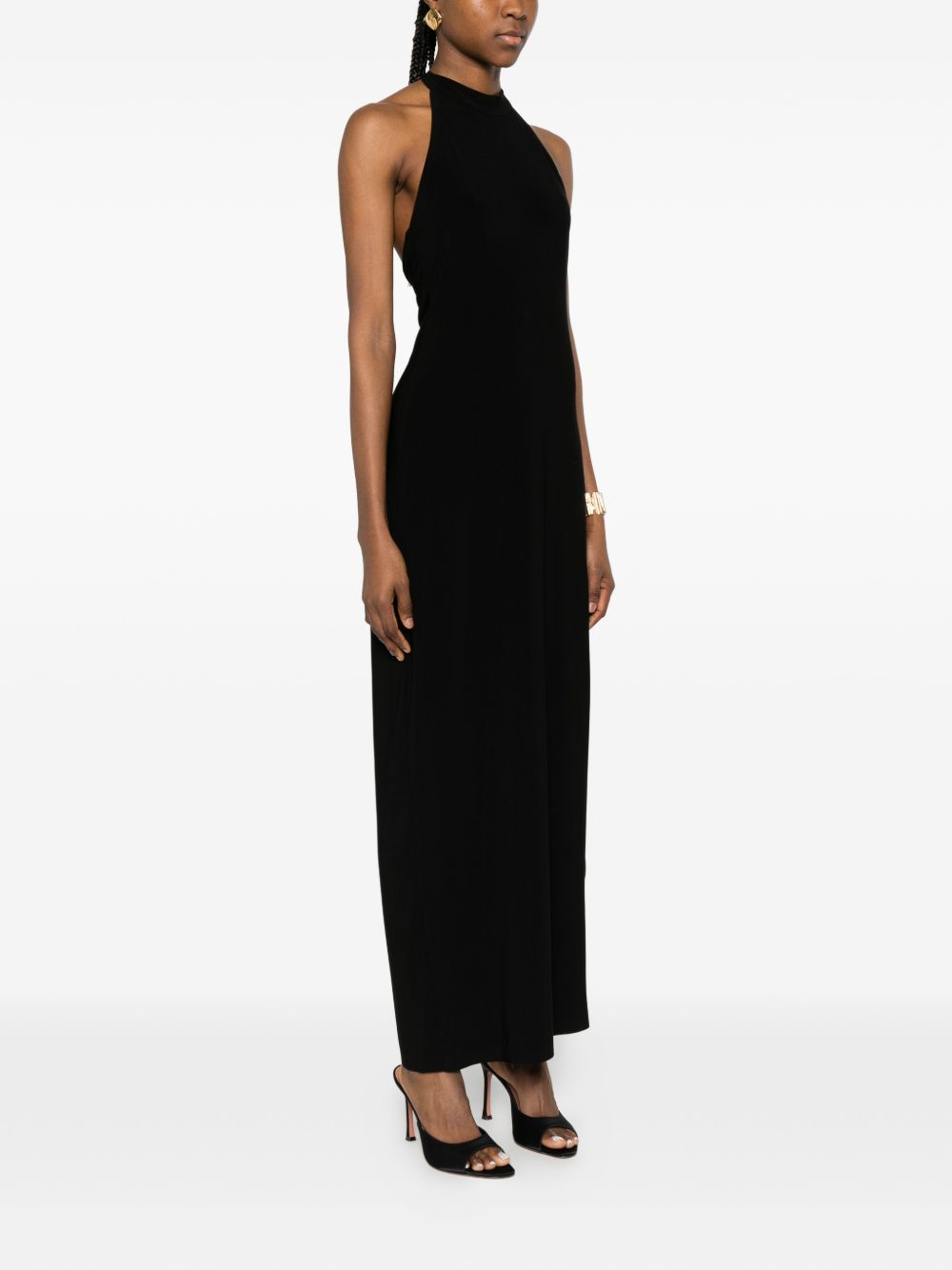 Norma Kamali Side slit long dress