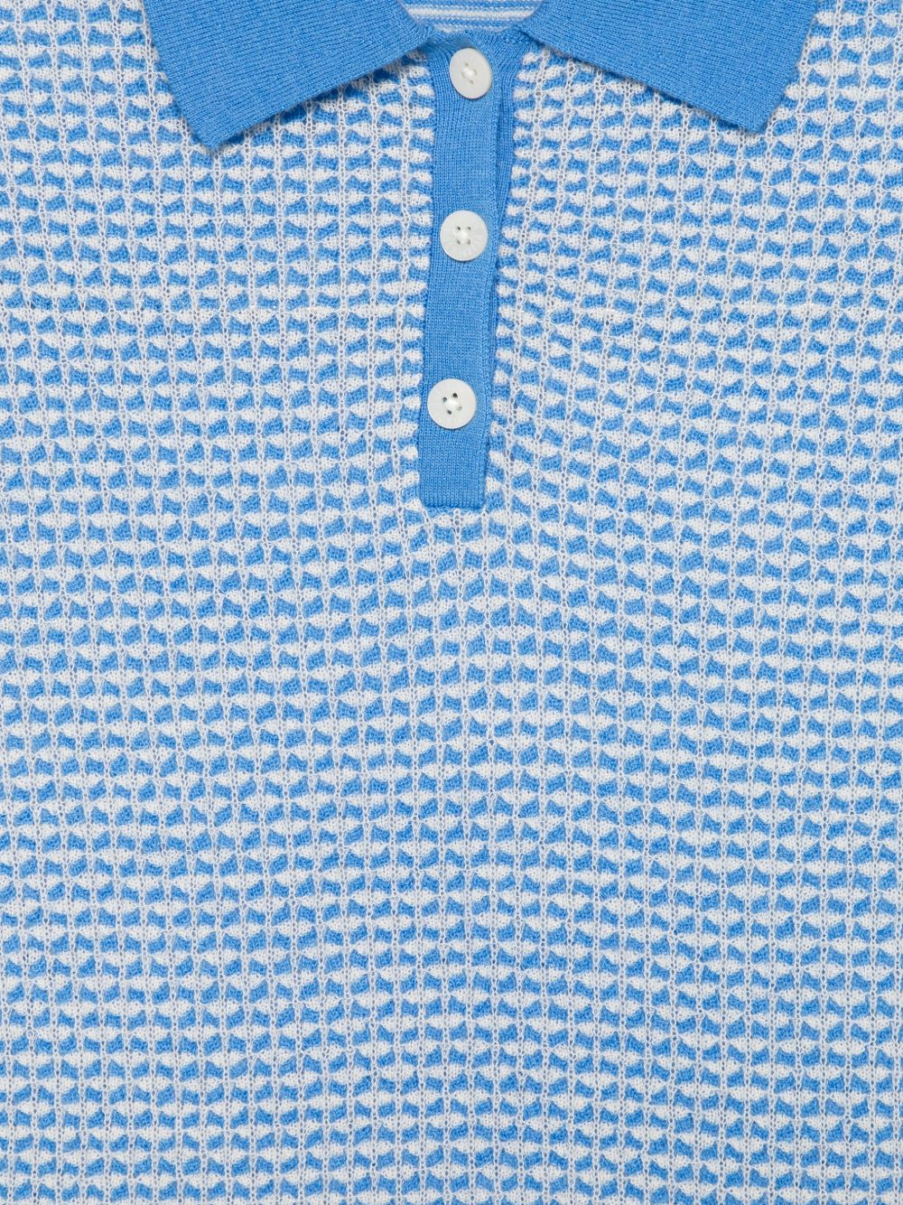 Guest In Residence Pique cashmere polo shirt