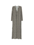 Siyu V-neck long sleeves side slits Baez kaftan dress