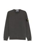 Stone Island Logo cotton crewneck sweatshirt