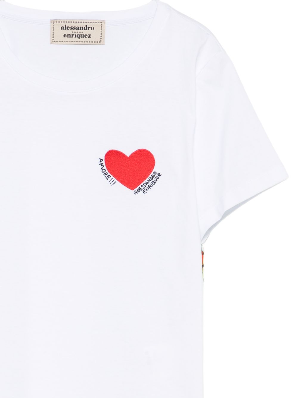 Alessandro Enriquez Cuore cotton t-shirt