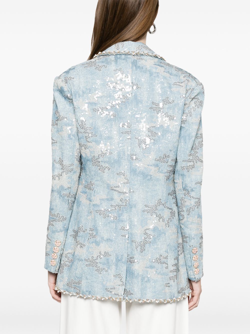 Minime Paris Printed single-breasted jacket