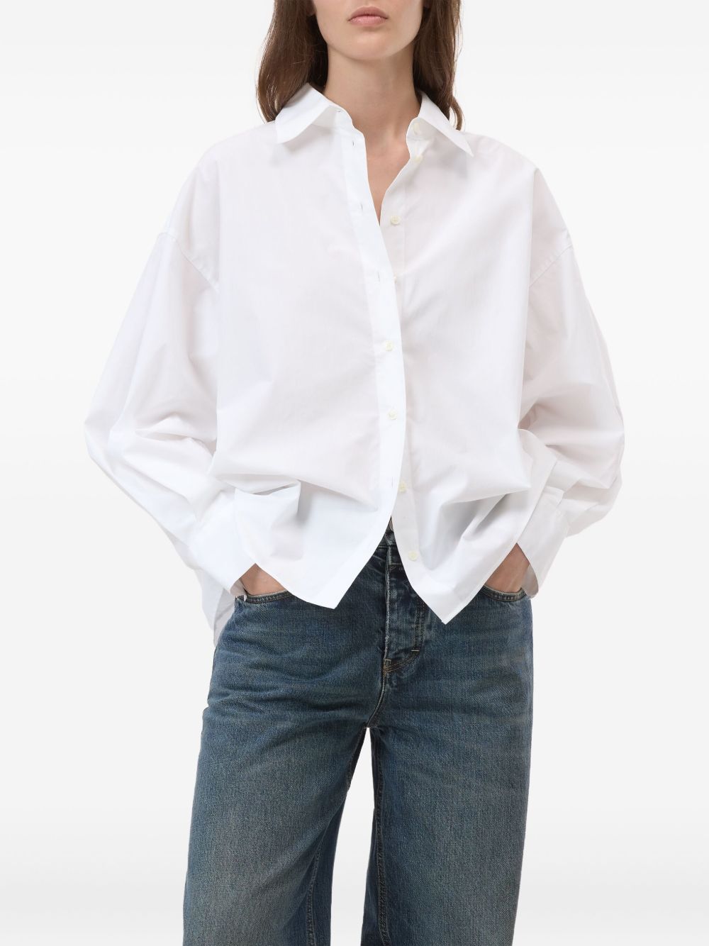 Closed Linen cape shirt