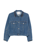 Ermanno Firenze Embroidered denim jacket