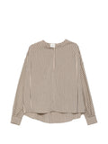 Alysi V-neck Striped blouse