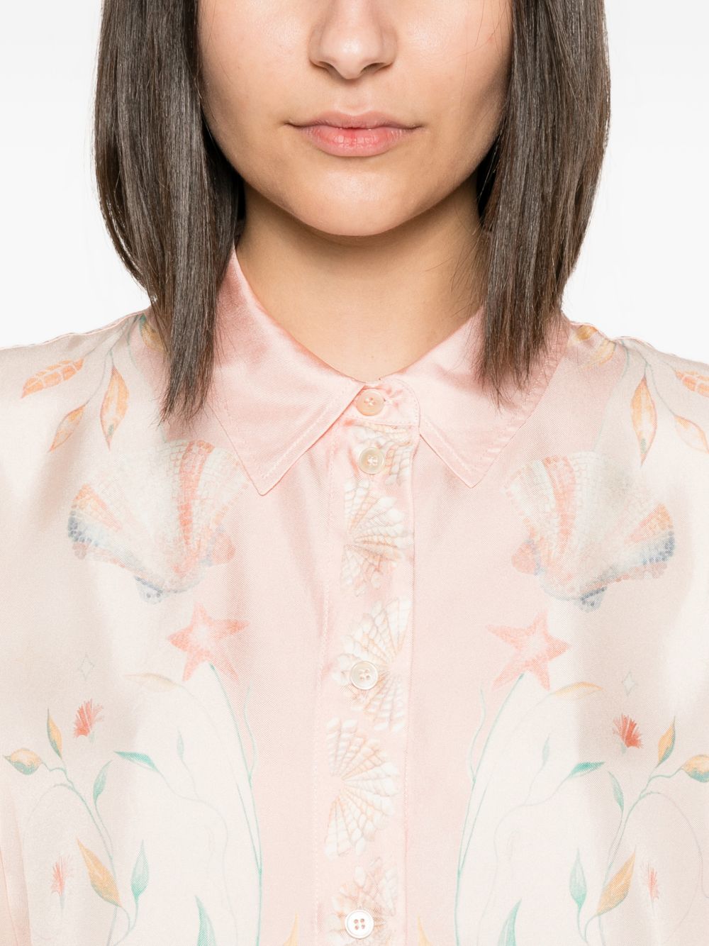 Forte Forte Printed silk shirt