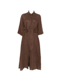 Archivio '67 Linen chemisier dress