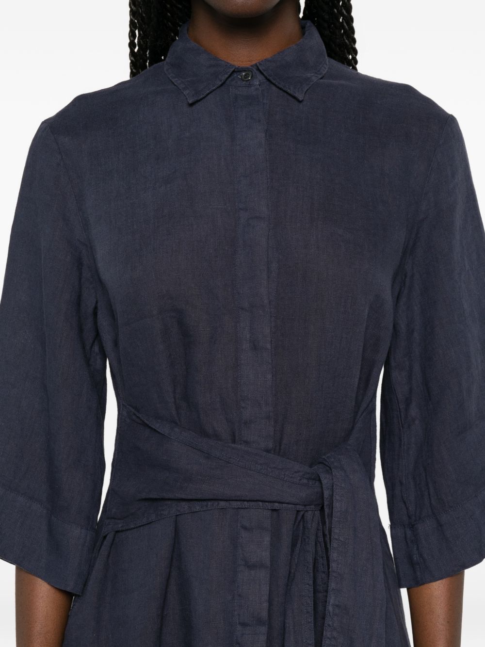 Archivio '67 Linen chemisier dress