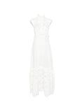 Ermanno Scervino Lace Cotton Long Dress