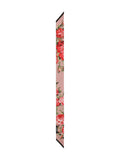 Dolce & Gabbana-Rose Bouquet-print silk twill bandeau/skinny scarf